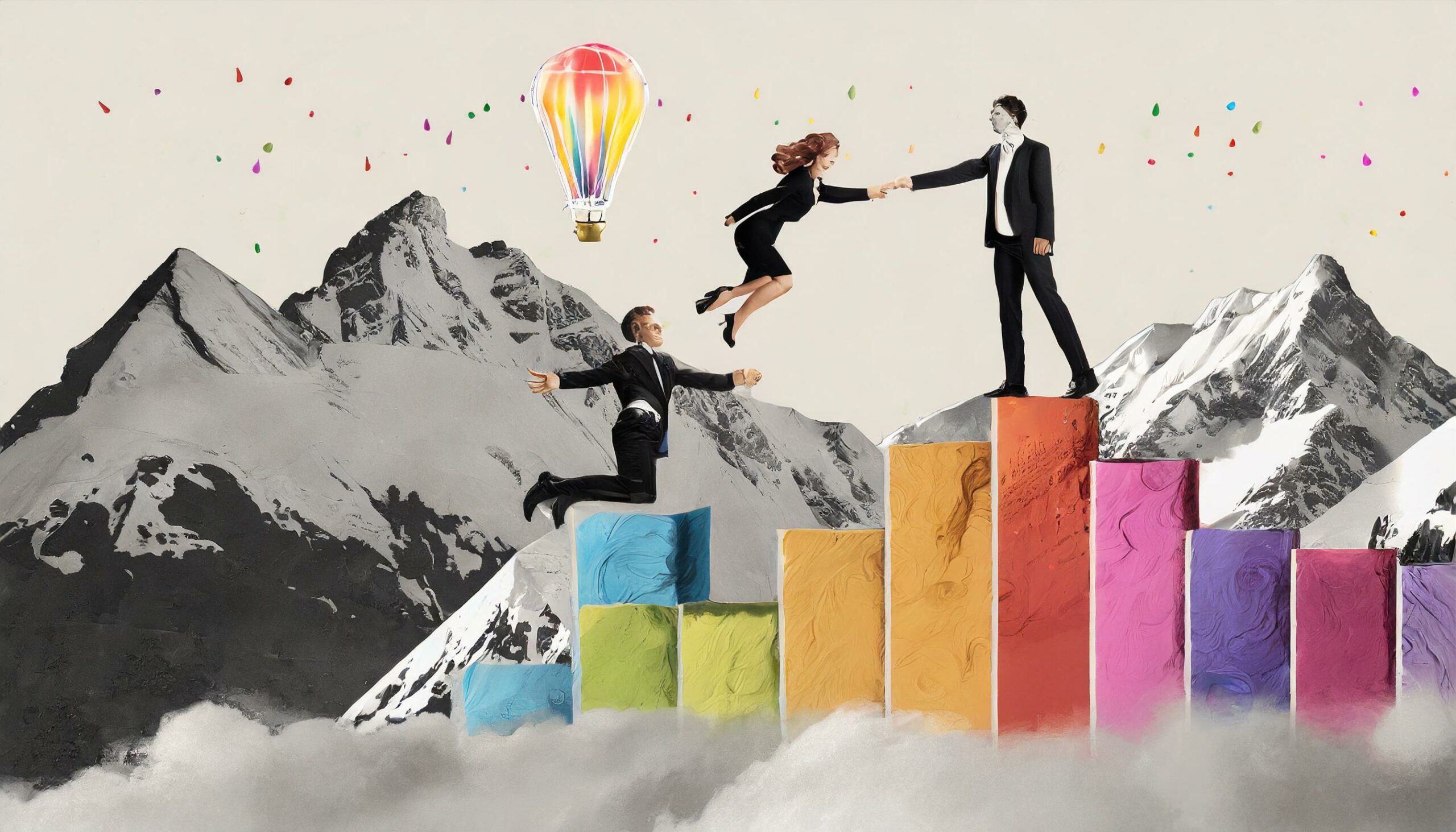 Blattvier Aengste Mitarbeitende Transformationspsychologie Unternehmen. KI-Bild: Blattvier