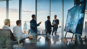 Transformationspsychologie, transformative Mediation und strategische Kommunikation für Unternehmen. KI-Bild: Noah Gautschi, Firefly
